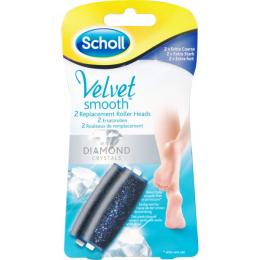 SCHOLL Velvet smooth Expr.Pedi Ersatzro.ex.stark 2 St.