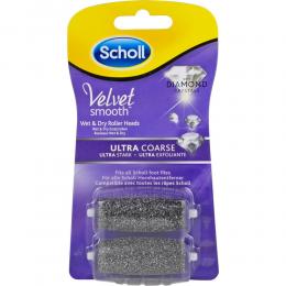 SCHOLL Velvet smooth Pedi Wet & Dry Ersatzrollen ultra stark 2 St ohne