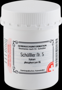 SCHSSLER Nr.5 Kalium phosphoricum D 6 Tabletten 1000 St