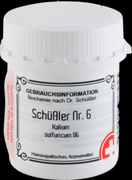 SCHSSLER Nr.6 Kalium sulfuricum D 6 Tabletten 400 St