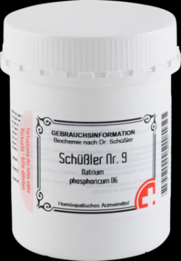 SCHSSLER Nr.9 Natrium phosphoricum D 6 Tabletten 1000 St