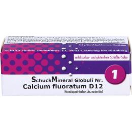 SCHUCKMINERAL Globuli 1 Calcium fluoratum D12 7,5 g