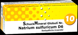 SCHUCKMINERAL Globuli 10 Natrium sulfuricum D6 7.5 g