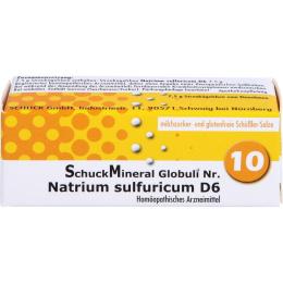 SCHUCKMINERAL Globuli 10 Natrium sulfuricum D6 7,5 g