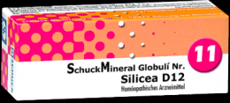 SCHUCKMINERAL Globuli 11 Silicea D12 7.5 g