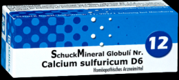 SCHUCKMINERAL Globuli 12 Calcium sulfuricum D6 7.5 g