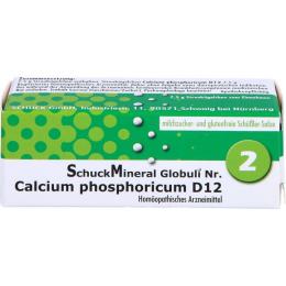 SCHUCKMINERAL Globuli 2 Calcium phosphoricum D 12 7,5 g