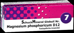 SCHUCKMINERAL Globuli 7 Magnesium phosphoricum D12 7.5 g