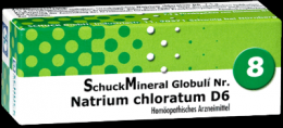 SCHUCKMINERAL Globuli 8 Natrium chloratum D6 7.5 g