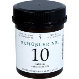 SCHÜSSLER NR.10 Natrium sulfuricum D 6 Tabletten 1000 St.