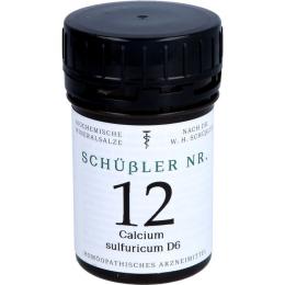 SCHÜSSLER NR.12 Calcium sulfuricum D 6 Tabletten 200 St.