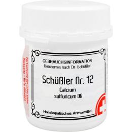SCHÜSSLER NR.12 Calcium sulfuricum D 6 Tabletten 400 St.