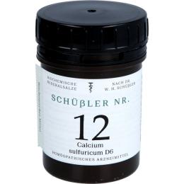 SCHÜSSLER NR.12 Calcium sulfuricum D 6 Tabletten 400 St.