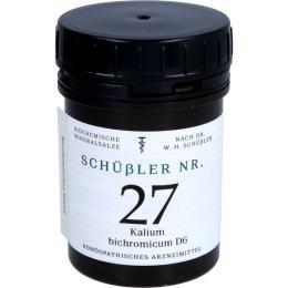 SCHÜSSLER NR.27 Kalium bichromicum D 6 Tabletten 400 St.