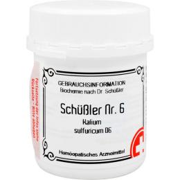 SCHÜSSLER NR.6 Kalium sulfuricum D 6 Tabletten 400 St.
