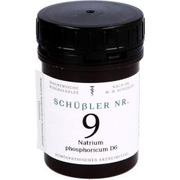 SCHÜSSLER NR.9 Natrium phosphoricum D 6 Tabletten 400 St.