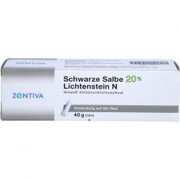 SCHWARZE SALBE 20% Lichtenstein N 40 g