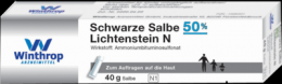 SCHWARZE SALBE 50% Lichtenstein N 40 g