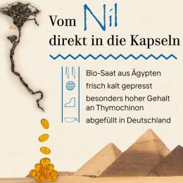 SCHWARZKÜMMEL ÄGYPT pur Kapseln 120 St. (84 g)