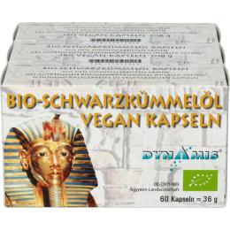 SCHWARZKÜMMEL BIO vegan Kapseln 180 St. (108 g)
