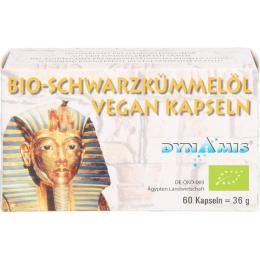 SCHWARZKÜMMEL BIO vegan Kapseln 60 St. (36 g)