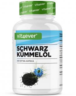 Schwarzkümmelöl - 420 Kapseln - 1000 mg pro Tagesportion