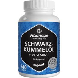 SCHWARZKÜMMELÖL Kapseln+Vitamin E 240 St.