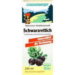 SCHWARZRETTICH Schoenenberger Heilpflanzensäfte 200 ml