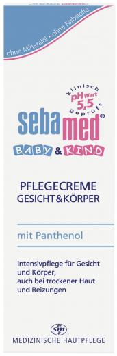 Ein aktuelles Angebot für SEBAMED BABY & KIND Pflegecreme 75 ml Creme Baby- & Kinderpflege - jetzt kaufen, Marke Sebapharma GmbH & Co. KG.