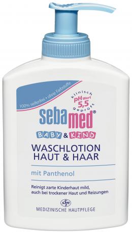 SEBAMED BABY & KIND Waschlotion Haut & Haar 200 ml Flüssigkeit