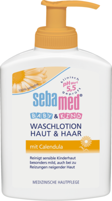 SEBAMED BABY & KIND Waschlot.Haut & Haar m.Calend. 200 ml