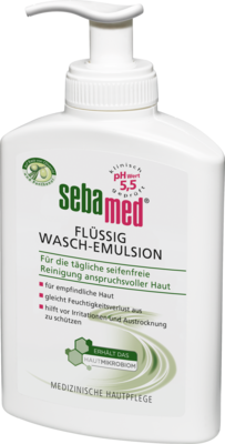 SEBAMED flüssig Waschemulsion m.Olive m.Spender 200 ml