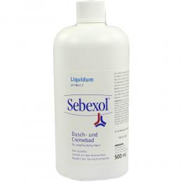 SEBEXOL LIQUIDUM DUSCH+CRE 500 ml Bad
