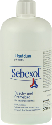 SEBEXOL Liquidum Dusch- und Cremebad 500 ml