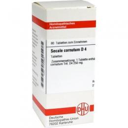 SECALE CORNUTUM D 4 Tabletten 80 St