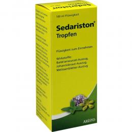 Ein aktuelles Angebot für SEDARISTON Tropfen 100 ml Flüssigkeit zum Einnehmen Beruhigungsmittel - jetzt kaufen, Marke Aristo Pharma GmbH.