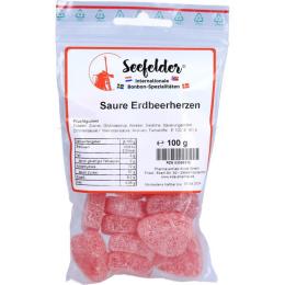 SEEFELDER saure Erdbeerherzen KDA 100 g