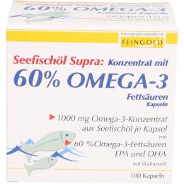 SEEFISCHÖL Supra m.60% Omega-3-Fetts.Weichkaps. 100 St. (132 g)