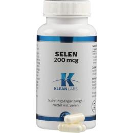SELEN 200 µg KLEAN LABS Kapseln 100 St. (29 g)
