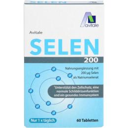 SELEN 200 µg Tabletten 60 St. (7,2 g)