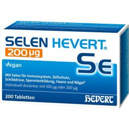 SELEN HEVERT 200 µg Tabletten 200 St.