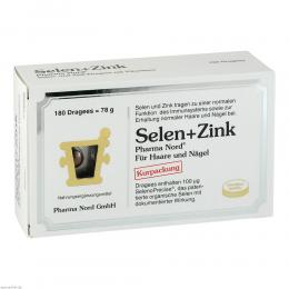 SELEN+ZINK Pharma Nord Dragees 180 St Dragees