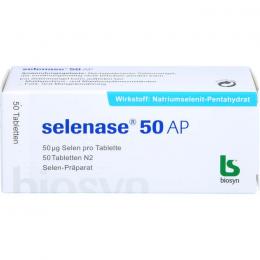 SELENASE 50 AP Tabletten 50 St.