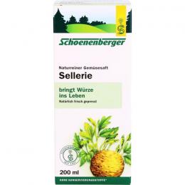 SELLERIE SCHOENENBERGER Heilpflanzensäfte 200 ml
