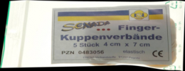 SENADA Fingerkuppenverband 4x7 cm 5 St