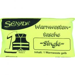 SENADA Warnweste gelb Single Tasche 1 St ohne
