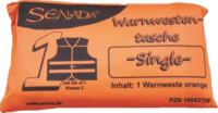 SENADA Warnweste orange Single Tasche 1 St