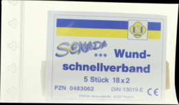 SENADA Wundschnellverband 2x18 cm 5 St