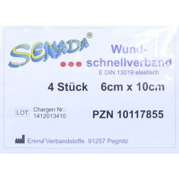 SENADA Wundschnellverband 6x10 cm 4 St Verband
