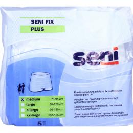Ein aktuelles Angebot für SENI Fix Plus Fixierhosen Gr.M 5 St ohne Inkontinenz & Blasenschwäche - jetzt kaufen, Marke TZMO Deutschland GmbH.